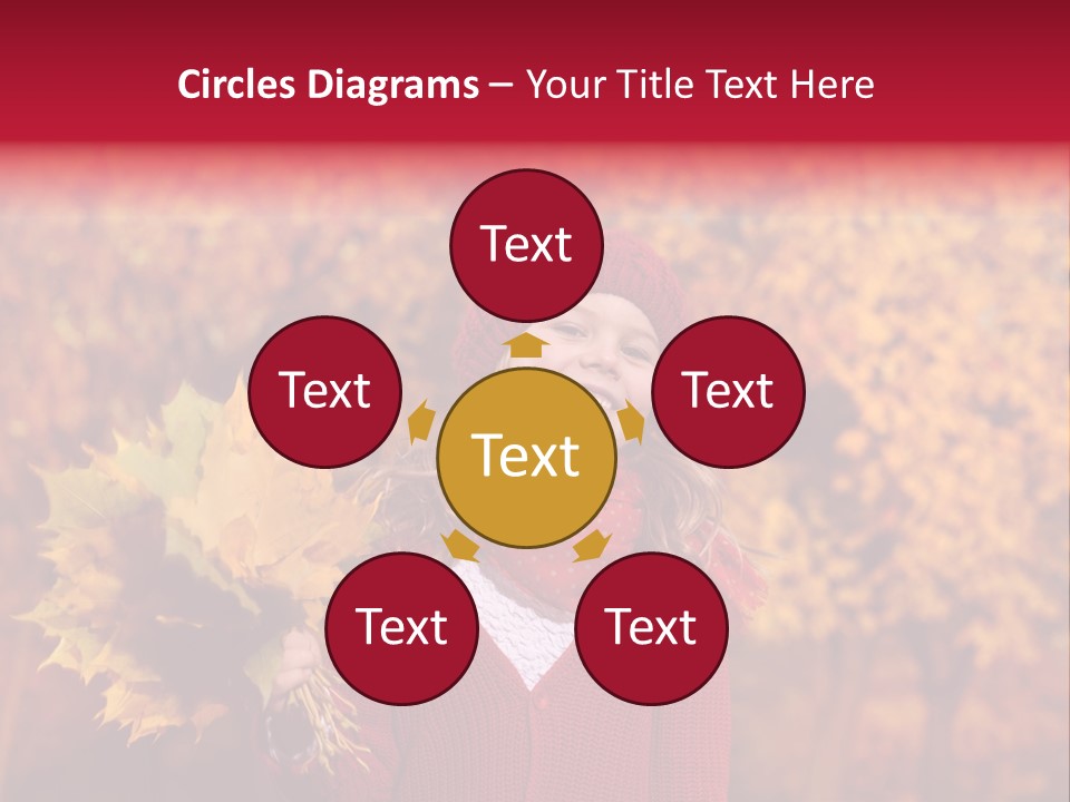 Seasonal October Looking Up PowerPoint Template