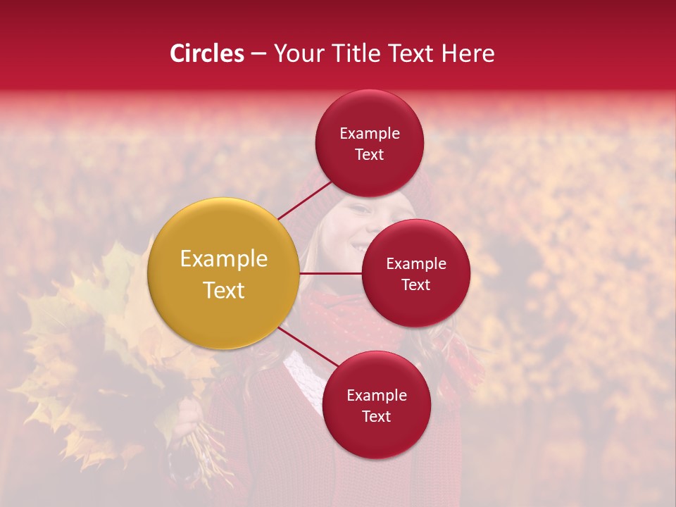 Seasonal October Looking Up PowerPoint Template