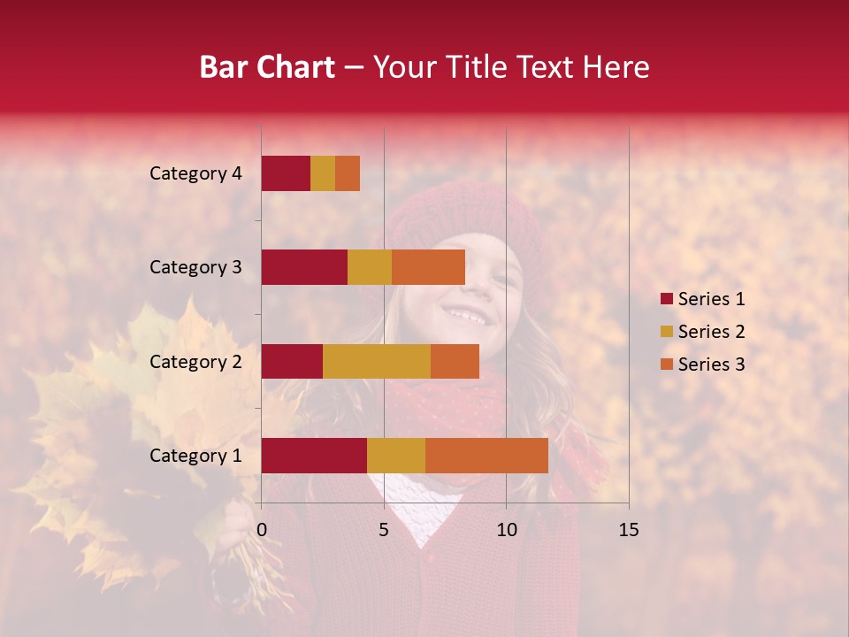 Seasonal October Looking Up PowerPoint Template