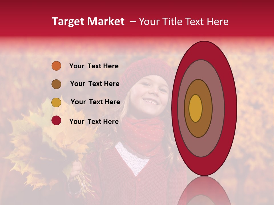 Seasonal October Looking Up PowerPoint Template