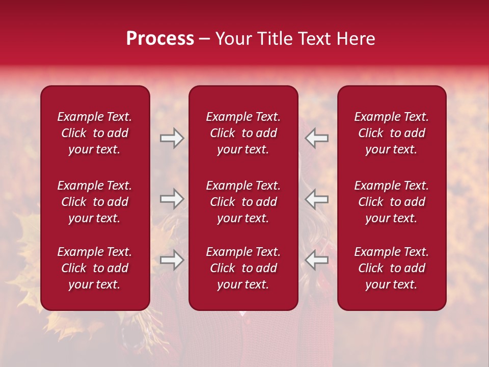 Seasonal October Looking Up PowerPoint Template