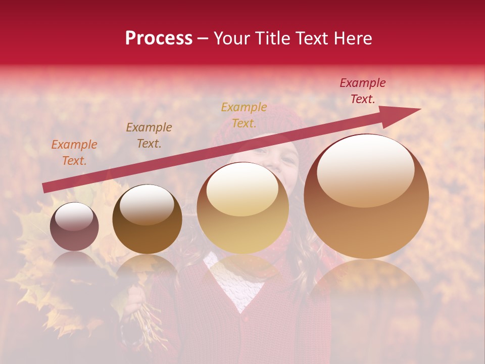 Seasonal October Looking Up PowerPoint Template