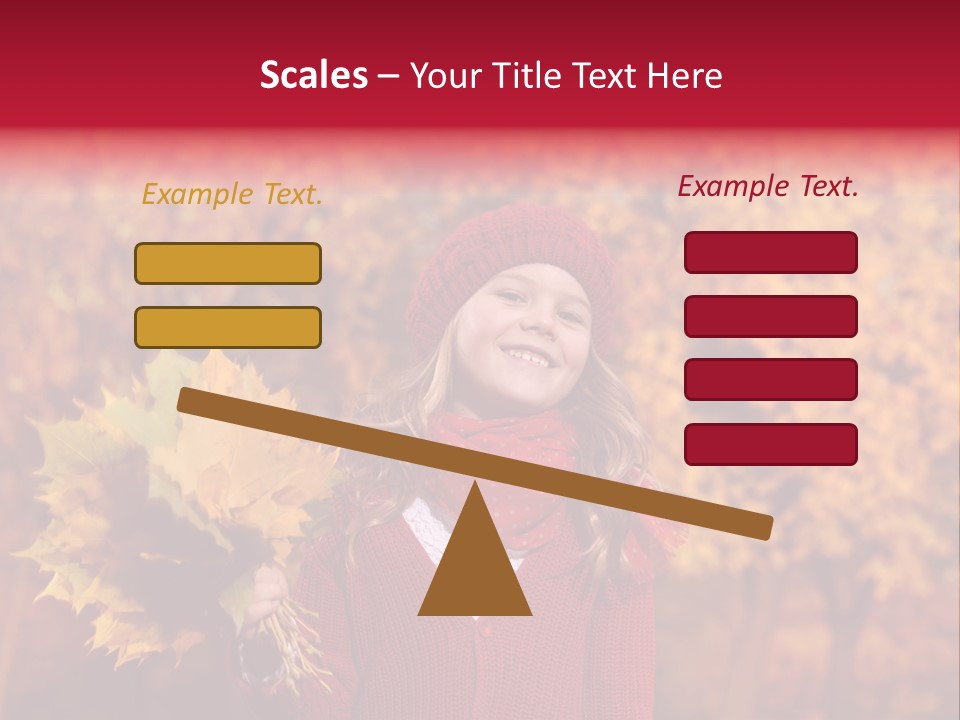 Seasonal October Looking Up PowerPoint Template