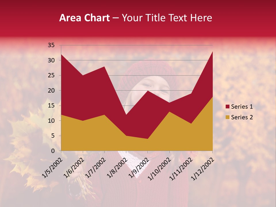 Seasonal October Looking Up PowerPoint Template