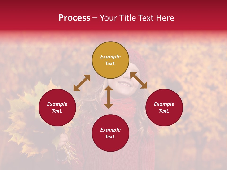 Seasonal October Looking Up PowerPoint Template