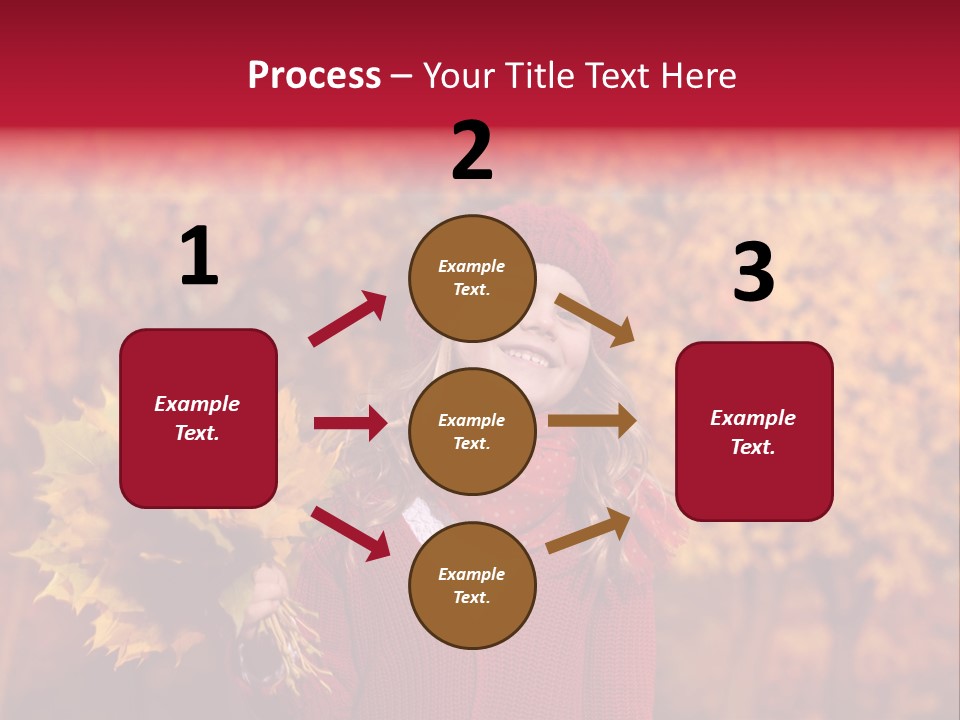 Seasonal October Looking Up PowerPoint Template