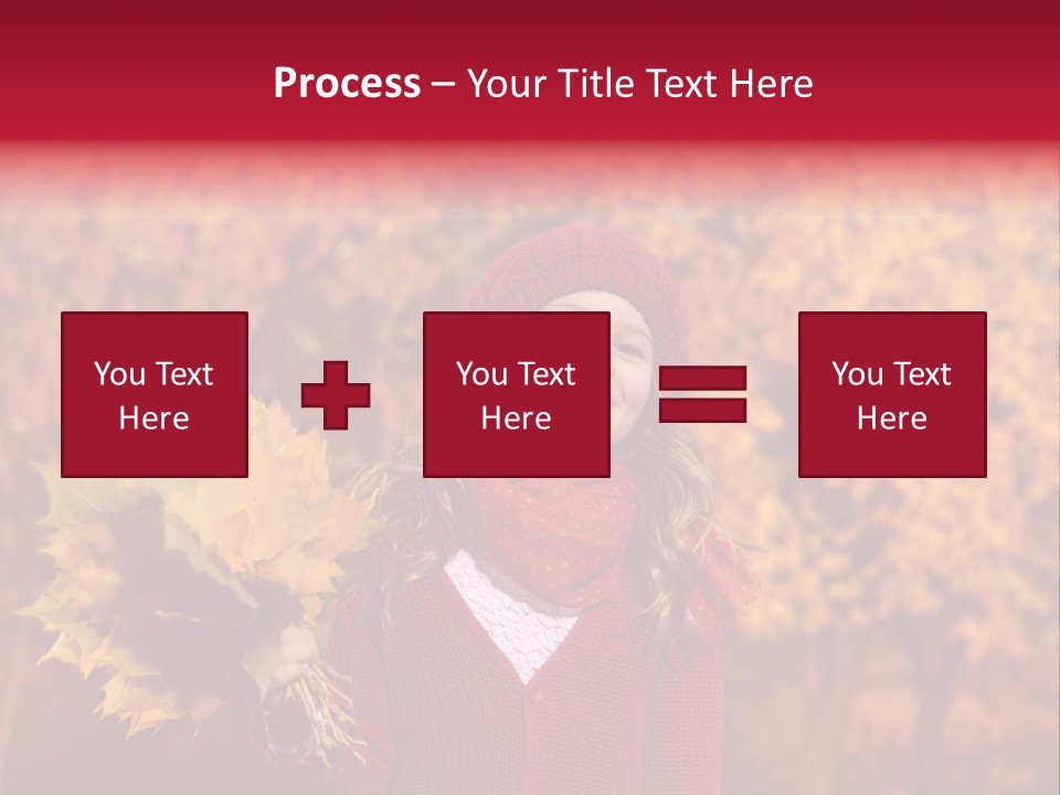 Seasonal October Looking Up PowerPoint Template