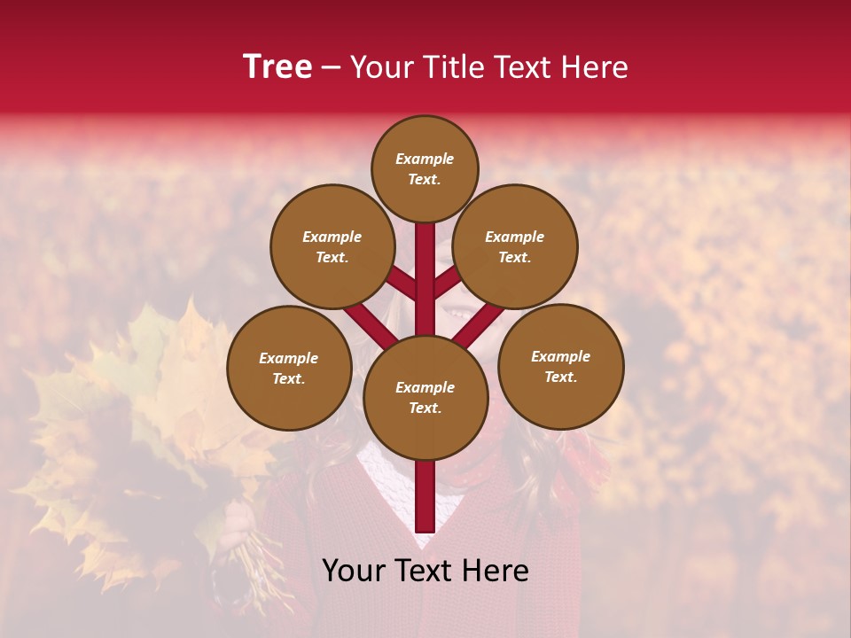 Seasonal October Looking Up PowerPoint Template