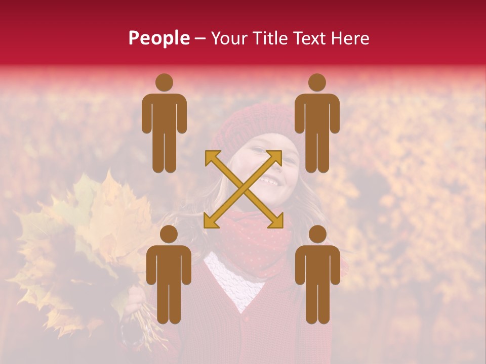Seasonal October Looking Up PowerPoint Template