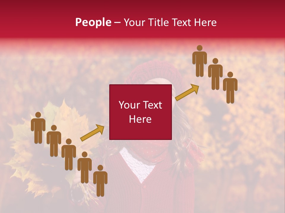 Seasonal October Looking Up PowerPoint Template