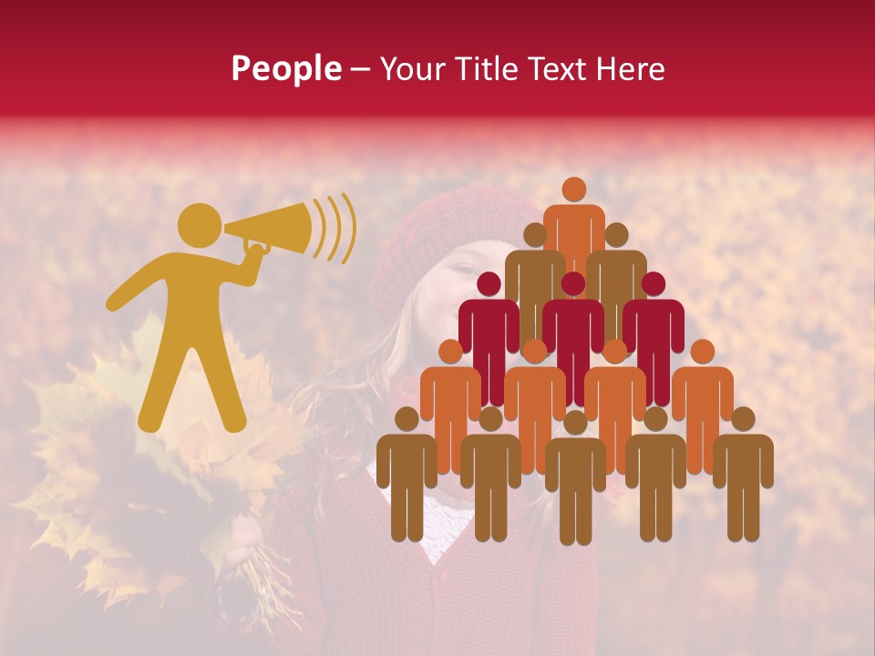 Seasonal October Looking Up PowerPoint Template