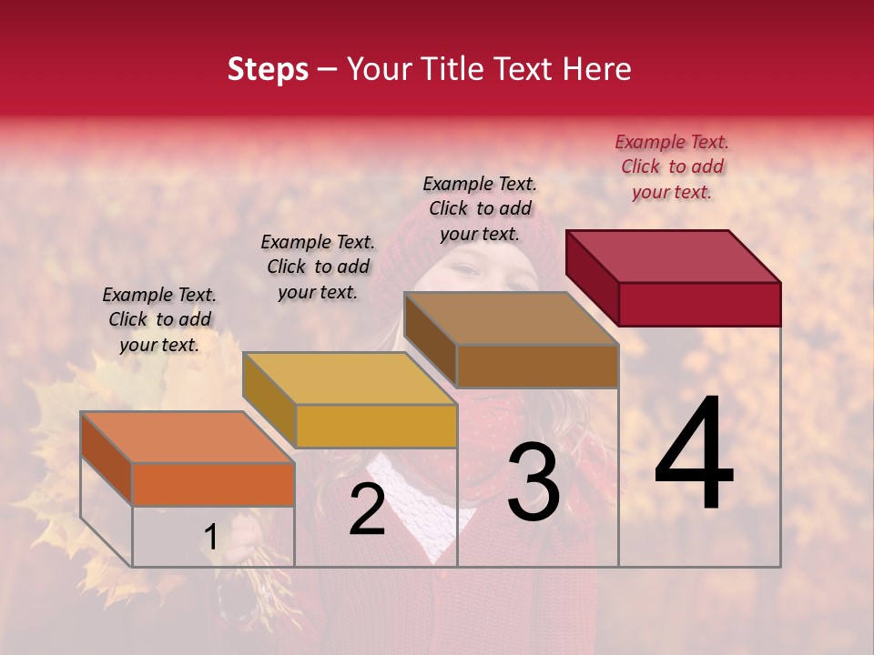 Seasonal October Looking Up PowerPoint Template