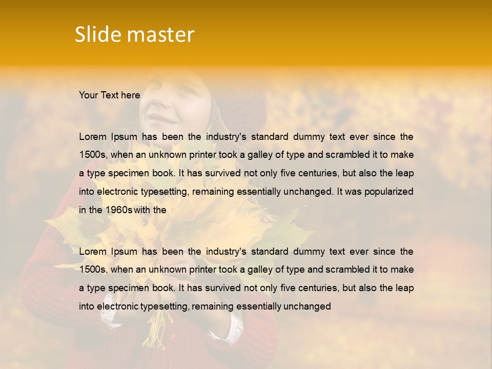 Toothy Smile September Positive PowerPoint Template