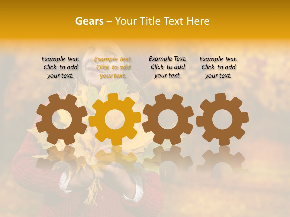 Toothy Smile September Positive PowerPoint Template