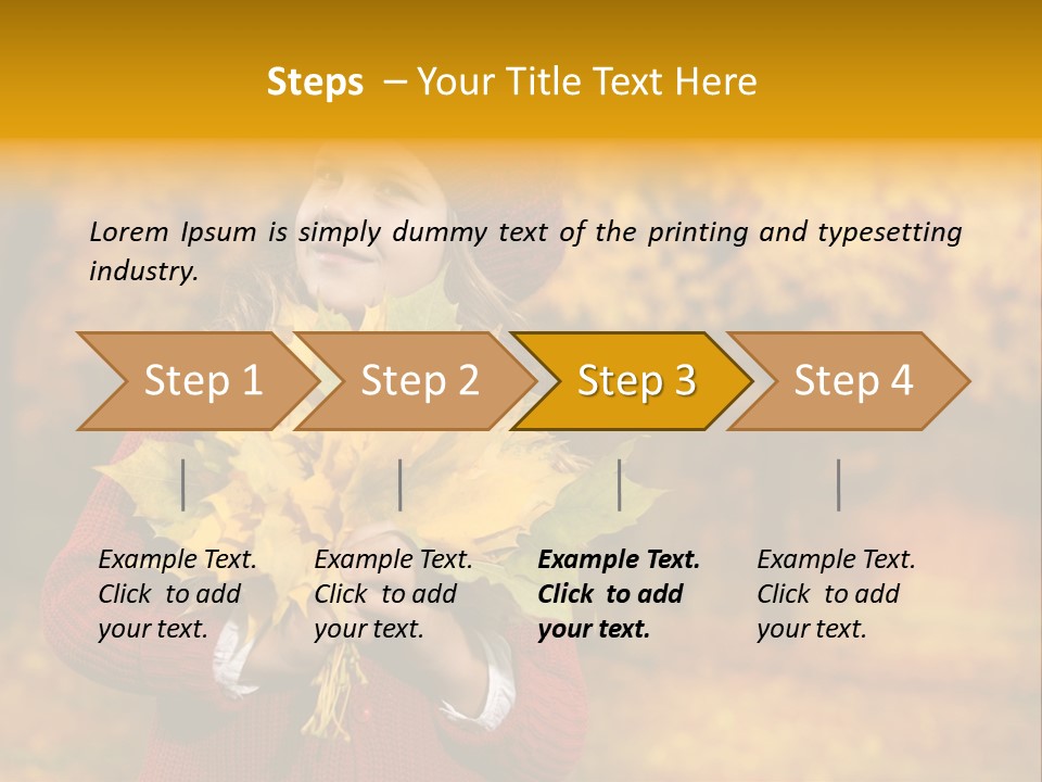 Toothy Smile September Positive PowerPoint Template