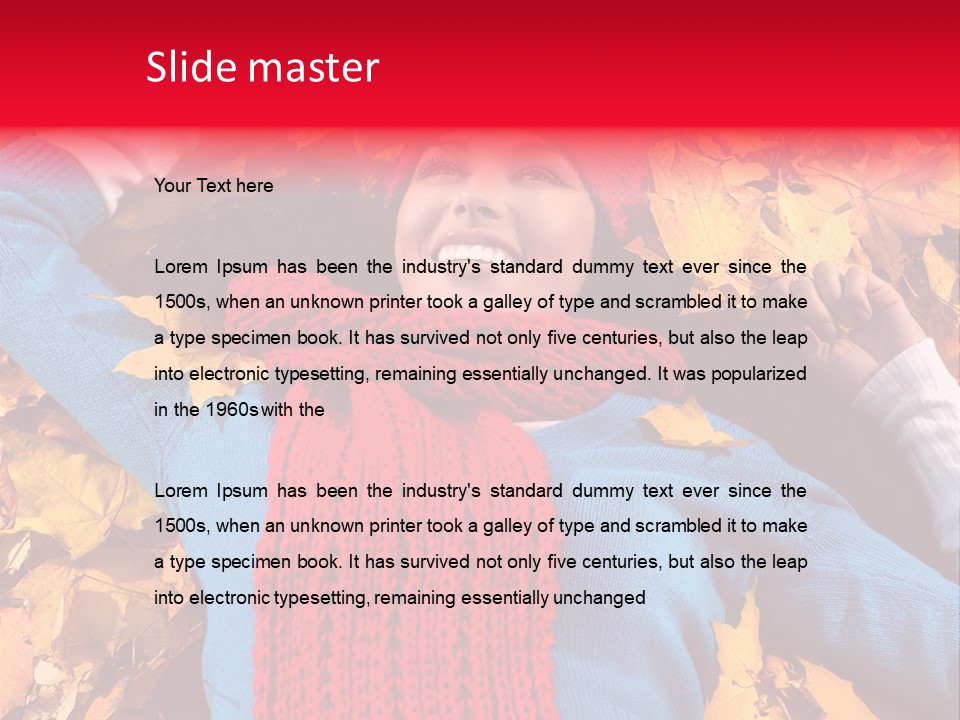 Leaf Ceptember Yellow PowerPoint Template