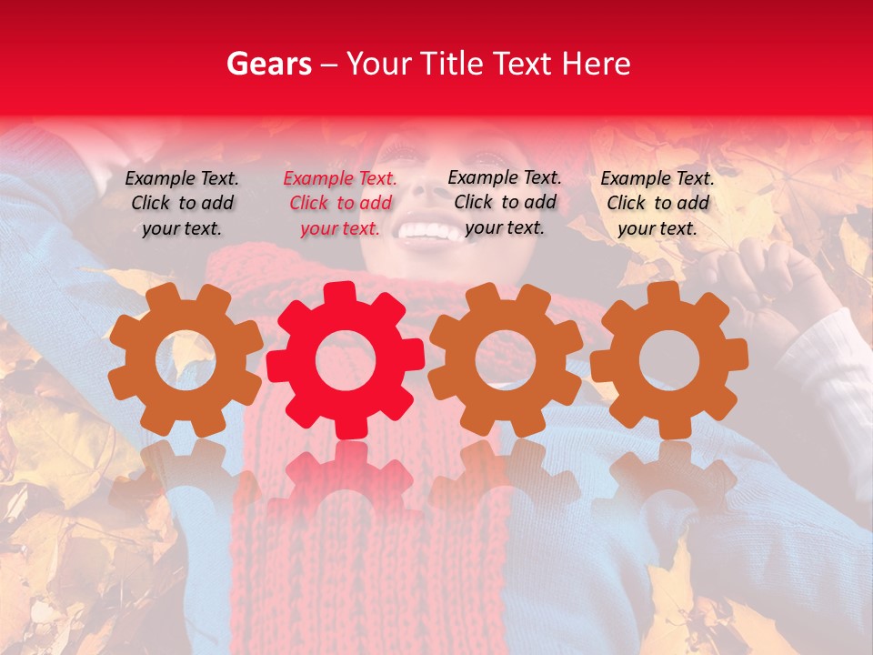 Leaf Ceptember Yellow PowerPoint Template