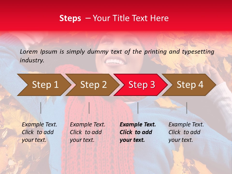 Leaf Ceptember Yellow PowerPoint Template