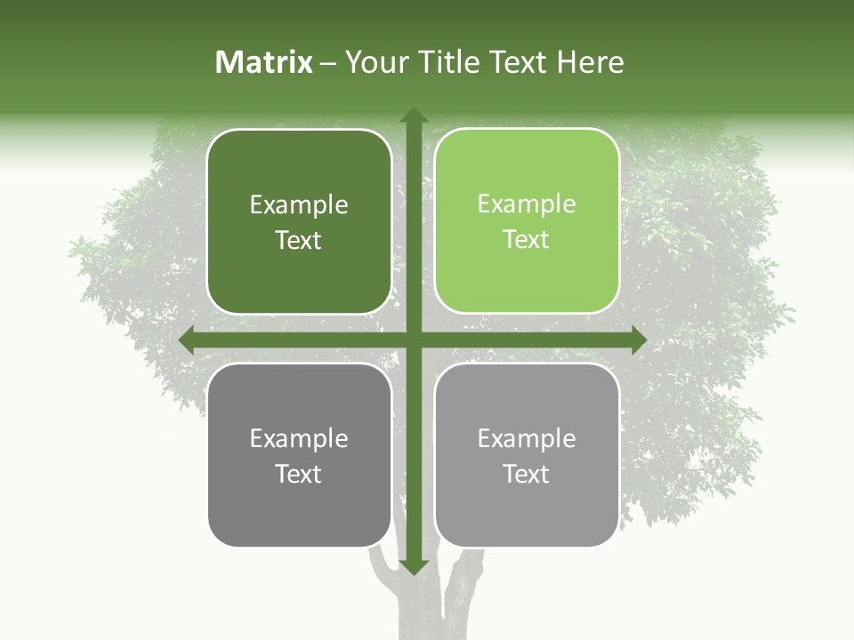 Leafy Growing Nature PowerPoint Template