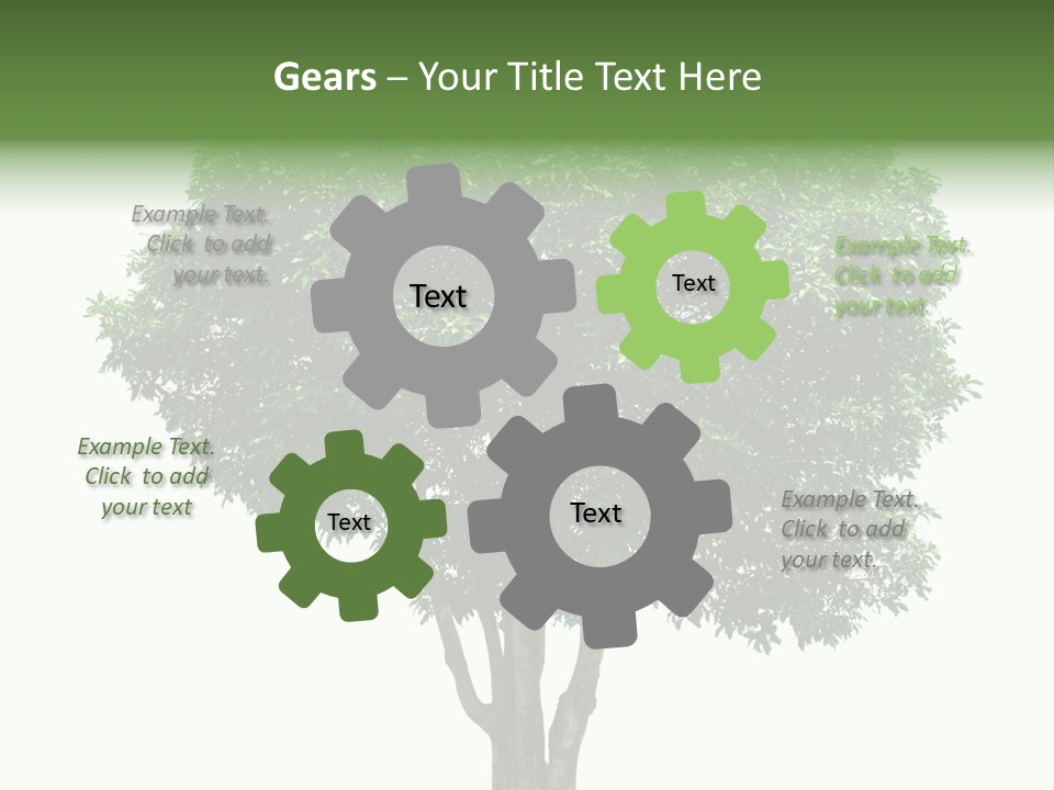 Leafy Growing Nature PowerPoint Template