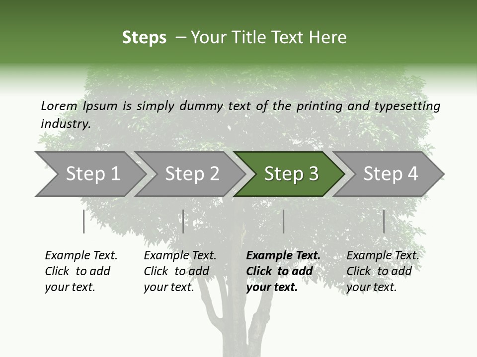 Leafy Growing Nature PowerPoint Template