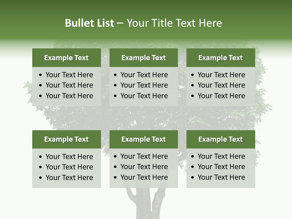 Leafy Growing Nature PowerPoint Template