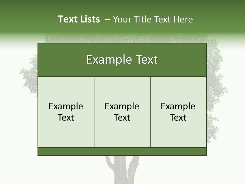 Leafy Growing Nature PowerPoint Template