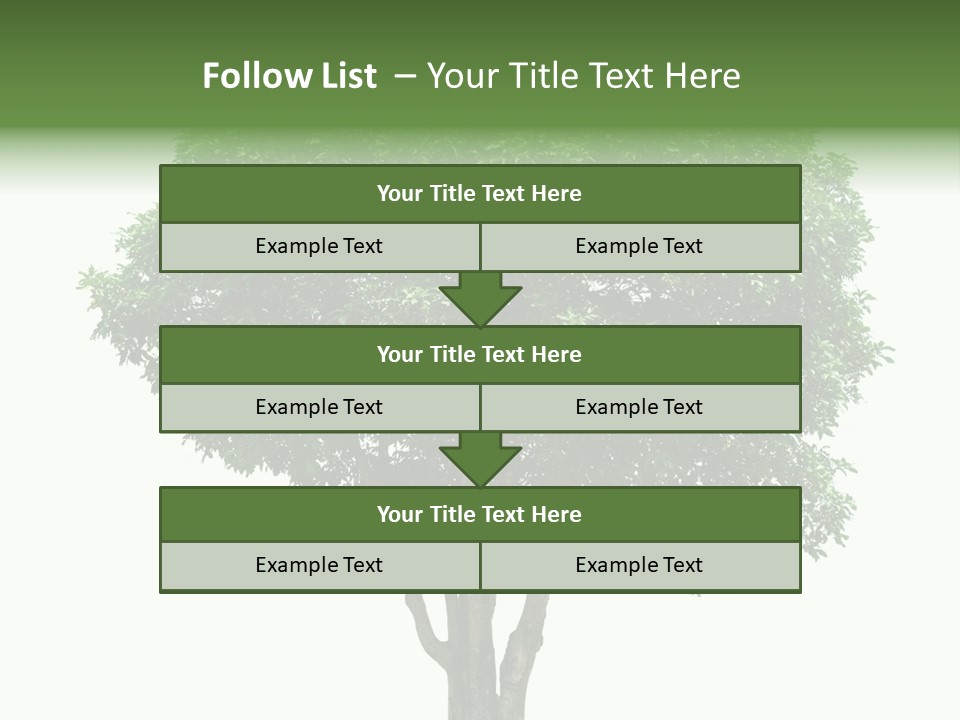 Leafy Growing Nature PowerPoint Template