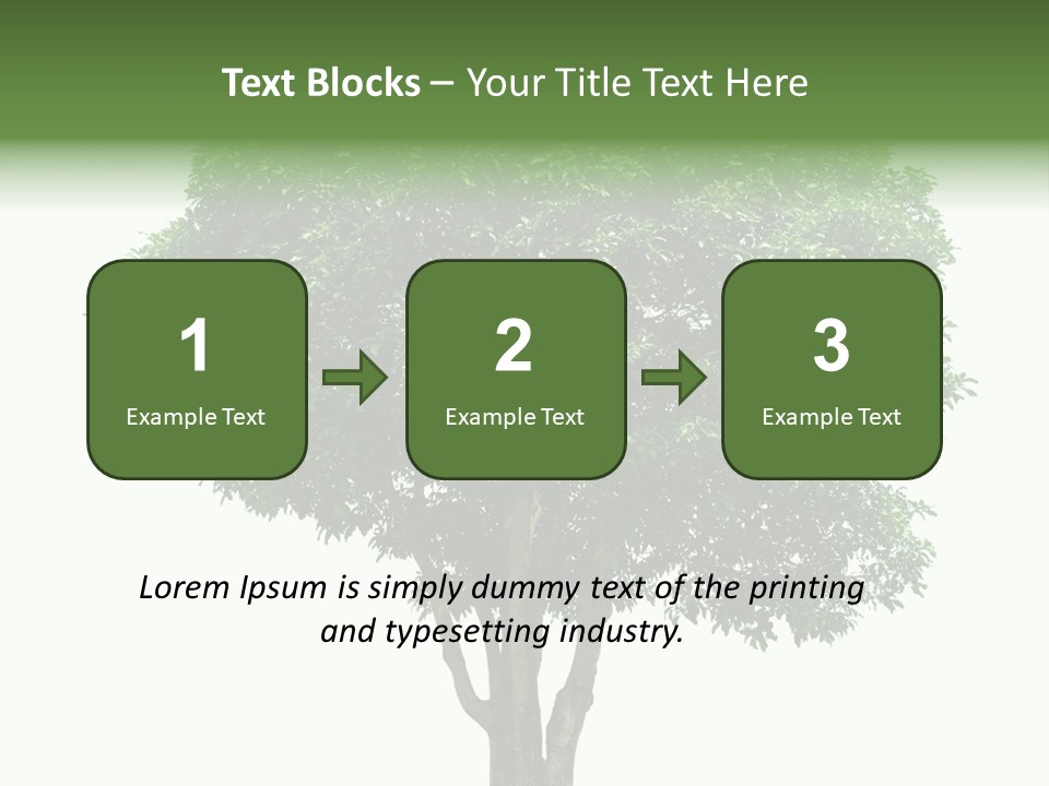 Leafy Growing Nature PowerPoint Template