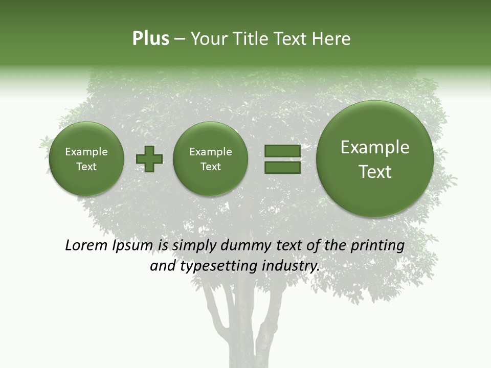 Leafy Growing Nature PowerPoint Template