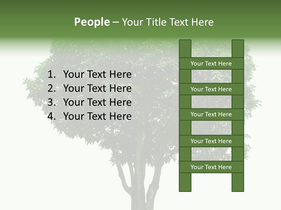 Leafy Growing Nature PowerPoint Template