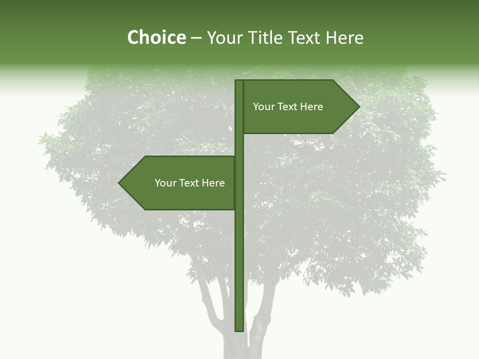 Leafy Growing Nature PowerPoint Template