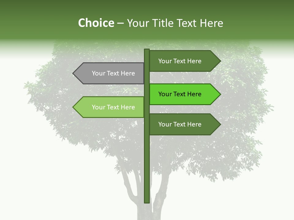 Leafy Growing Nature PowerPoint Template
