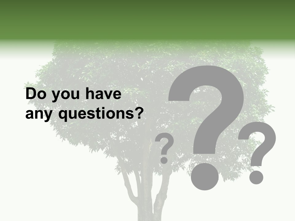 Leafy Growing Nature PowerPoint Template