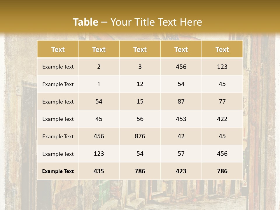 Architecture Garden Sidewalk PowerPoint Template