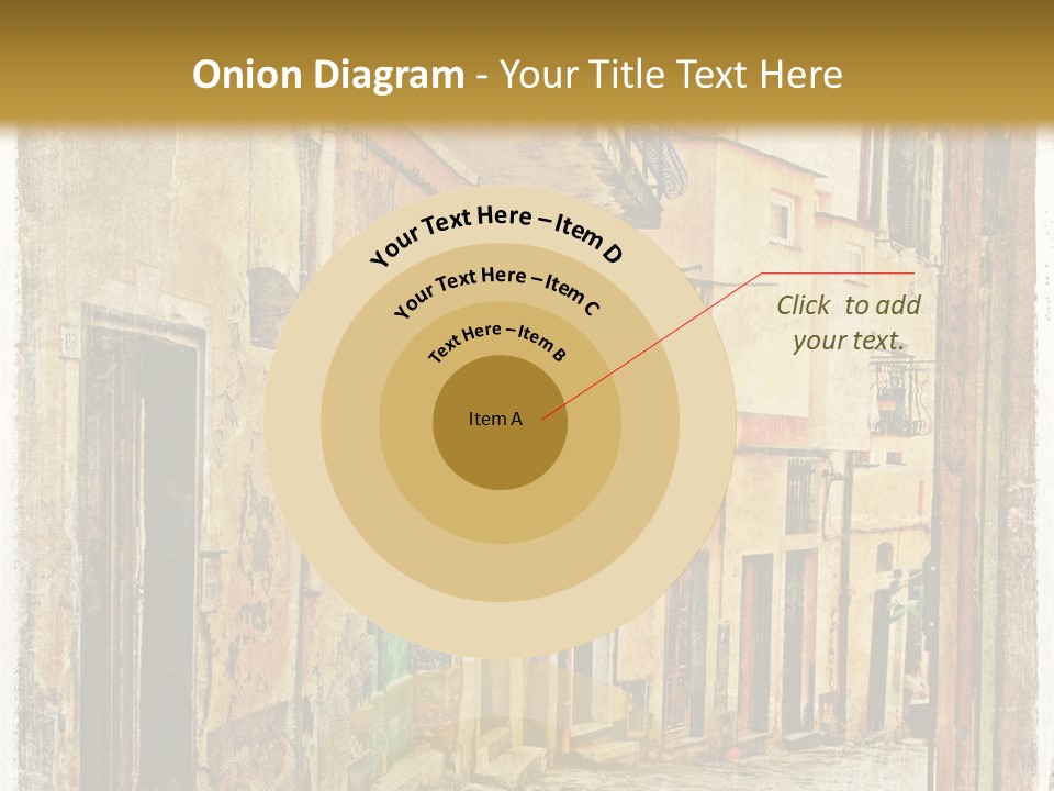 Architecture Garden Sidewalk PowerPoint Template