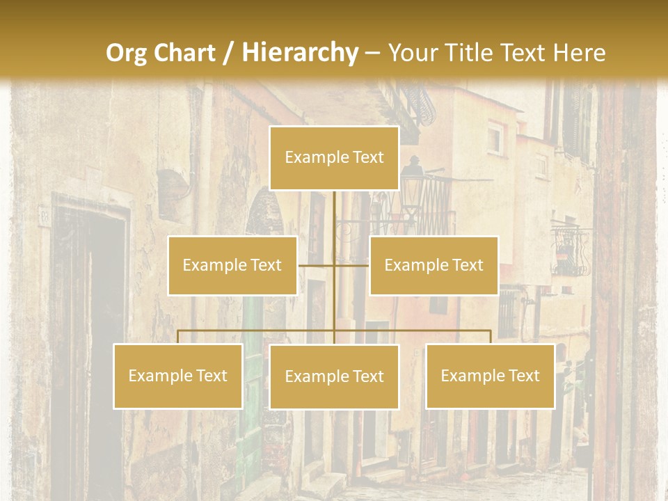 Architecture Garden Sidewalk PowerPoint Template