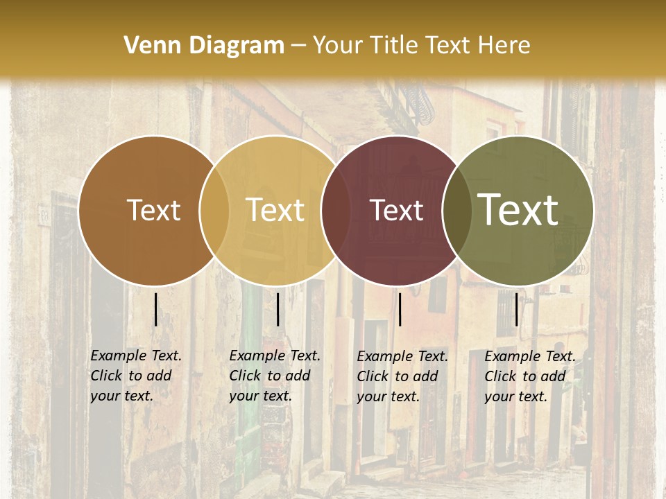 Architecture Garden Sidewalk PowerPoint Template