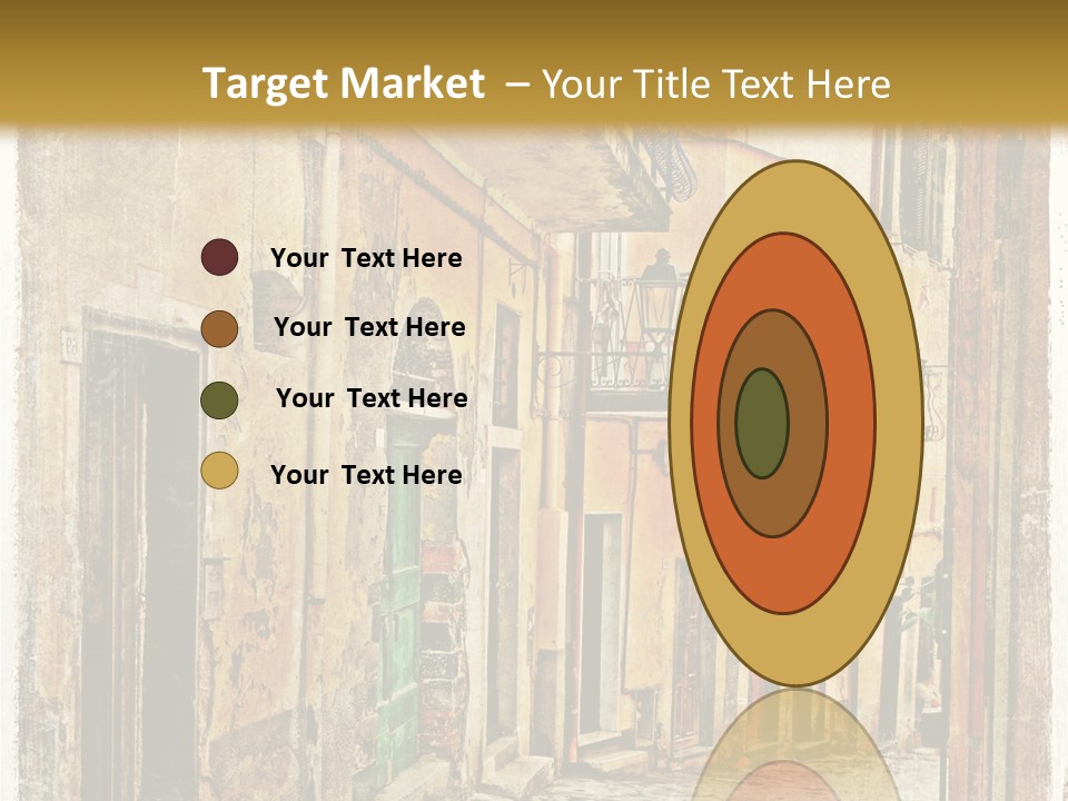 Architecture Garden Sidewalk PowerPoint Template