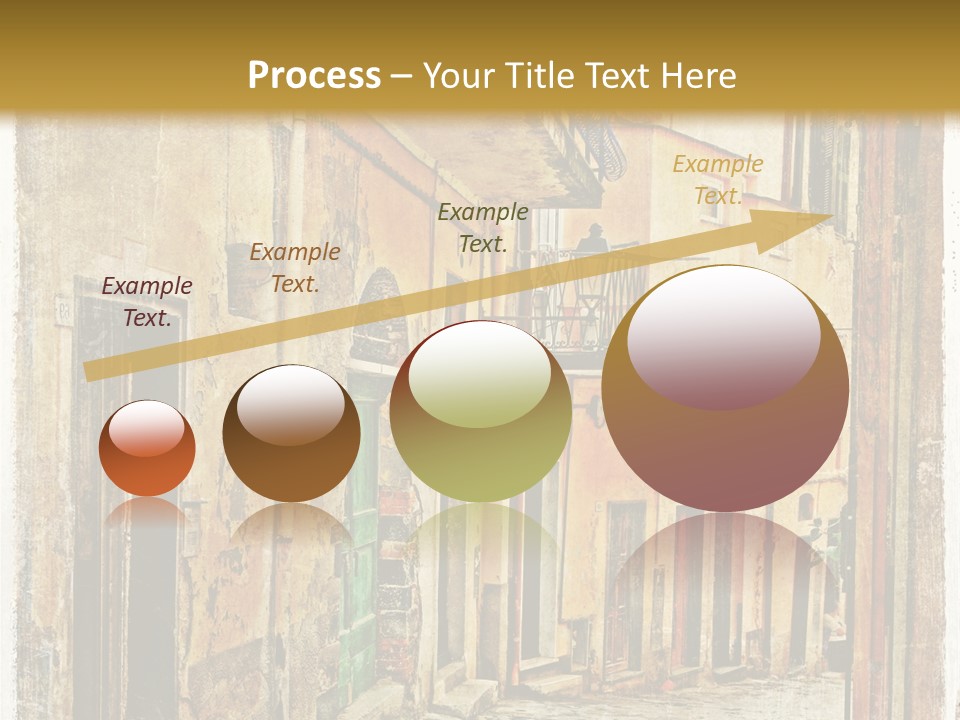 Architecture Garden Sidewalk PowerPoint Template