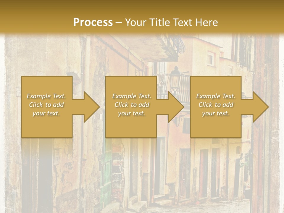 Architecture Garden Sidewalk PowerPoint Template
