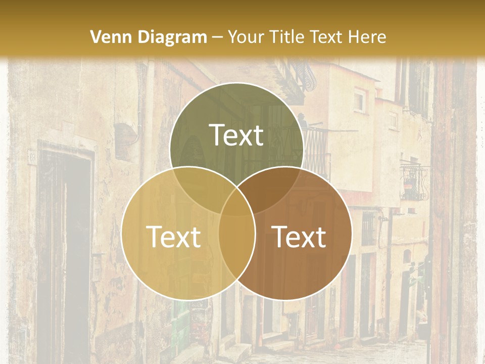 Architecture Garden Sidewalk PowerPoint Template