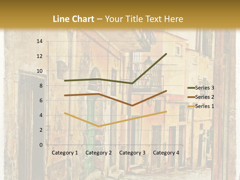 Architecture Garden Sidewalk PowerPoint Template