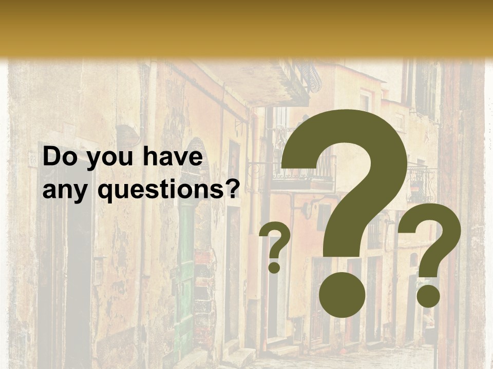 Architecture Garden Sidewalk PowerPoint Template