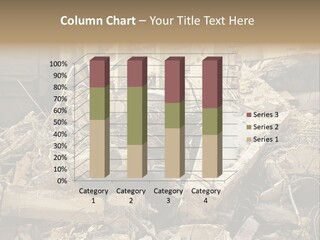 Cracked Crash Rubble PowerPoint Template