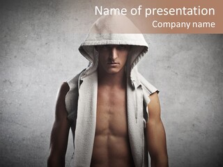 Naked Casual Guy PowerPoint Template