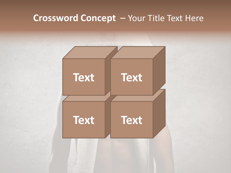 Naked Casual Guy PowerPoint Template