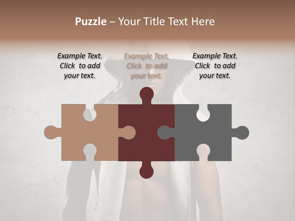 Naked Casual Guy PowerPoint Template