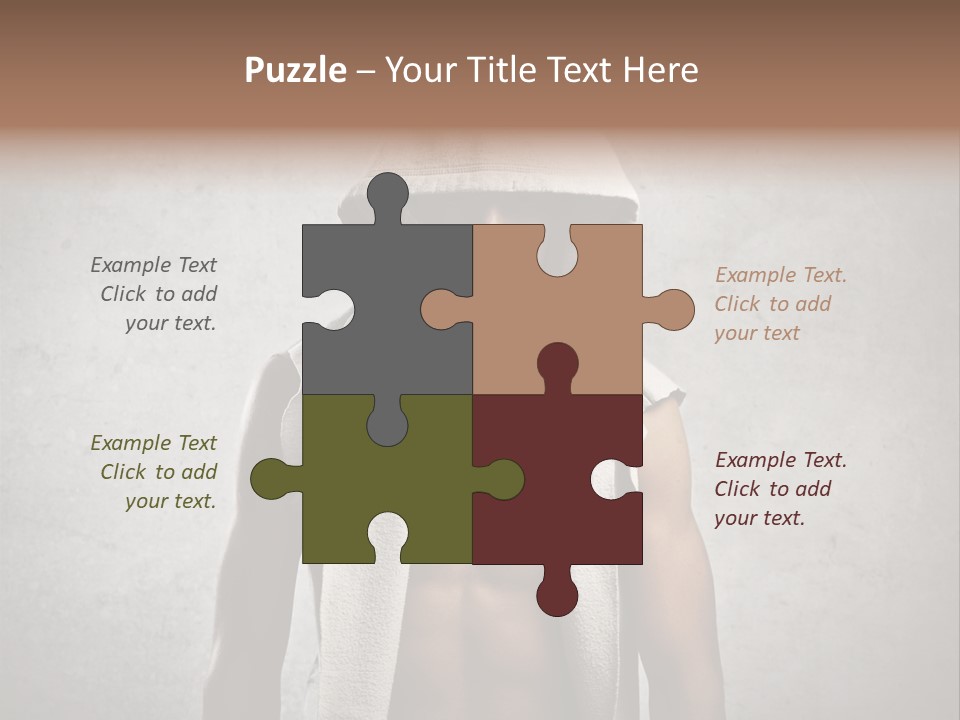 Naked Casual Guy PowerPoint Template