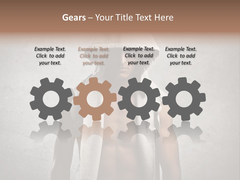 Naked Casual Guy PowerPoint Template